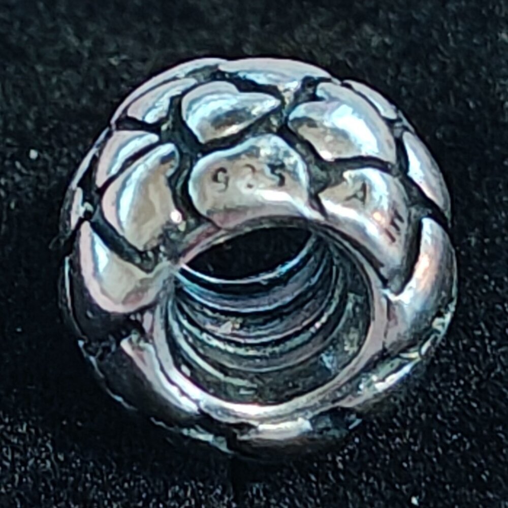 Authentic Pandora Lotsa Love Heart Charm 790174 Sterling Silver - Picture 6 of 7